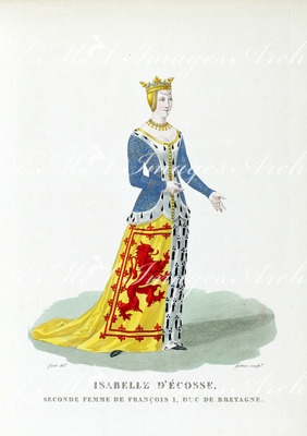 イザベル・デコッス（ブルターニュ公フランソワ一世の二度目の夫人）Isabelle d'Ecosse（Seconde Femme de Francois I, Duc de Bretagne）