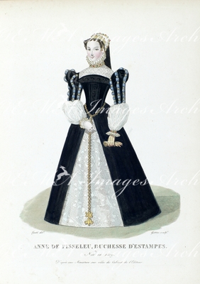 アンヌ・ド・ピスルー （エタンプ公爵夫人） Anne de Pisseleu（La Duchesse d'Estampes）