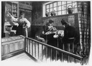 Le Pavillon suédois.- Bijoutiers lapons au travail.1900年博 スウェーデン館にて － 作業をするラップランドの宝飾職人たち