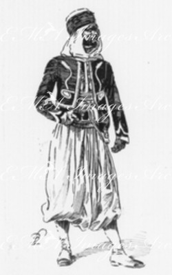 Gendarme maure.1900年博 ムーアの憲兵