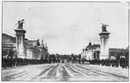Aux Champs-Elysées.- L'inauguration des Palais.1900年博 シャン＝ゼリゼにて － 諸展示館の落成式