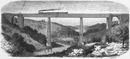 Pont construit dans les ateliers de la Cie de Fives-Lille. フィブ=リール社の工場の中に建築された橋