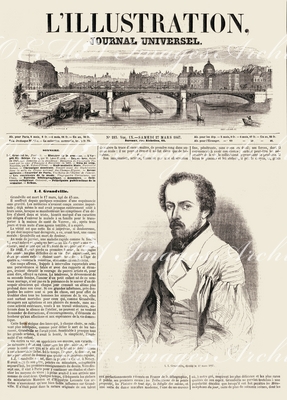ジョフロワ Geoffroy 《エドゥアール・シャルトンによるグランヴィル追悼》 Notice necrologique