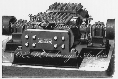 Transmission de l'énergie.- Machine dynamo-électrique de M.Marcel Deprez.1900年博 エネルギーの伝導 － マルセル・ドゥプレズの発電機