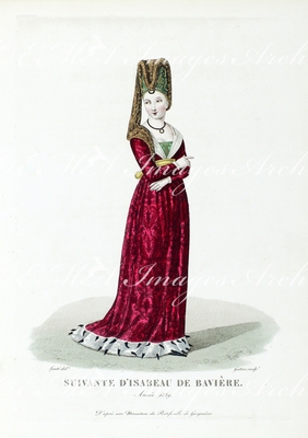 イザボー・ド・バヴィエールの侍女 Suivante d'Isabeau de Baviere