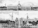 Le Palais des armées de terre et de mer. 1900年博 陸海軍館