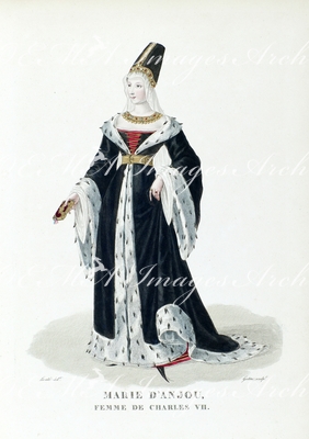 マリ・ダンジュー（シャルル七世王妃） Marie d'Anjou（Femme de Charles VII）
