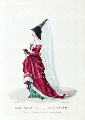 ルネ・ダンジューの宮廷の貴婦人 Dame de la cour de Rene d'Anjou