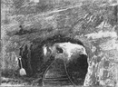 L'anthracite.- Voie ferrée dans la mine.1900年博 無煙炭 － 炭坑内の鉄道