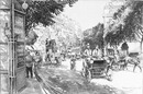 La vie et les moeurs à travers le siècle.- Un boulevard parisien en 1898.1900年博 19世紀の生活と風俗 － 1898年のパリの市街