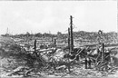 "Exposition de Chicago.- Vue générale des ruine, après l'incendie." 1900年博 シカゴ博覧会 － 災害後の残骸の全景