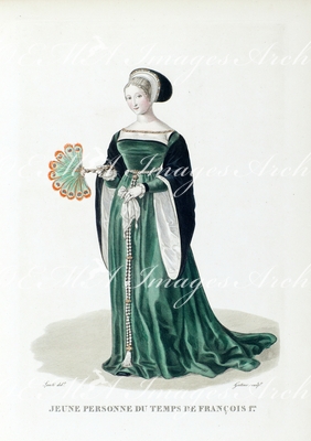 フランソワ一世時代の若い娘 Jeune personne du temps de Francois 1er
