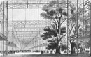 "Historique des expositions universelles.Intérieur des galeries du Palais de Cristal a Hyde-Park (Londres, 1851)." 1900年博 博覧会の歴史 ハイドパークのクリスタルパレスのギャラリー内部（ロンドン、1851年）