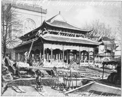 L'Exposition chinoise au Trocadéro.- Le Pavillon impérial.1900年博 トロカデロ会場の中国館 － 帝国館