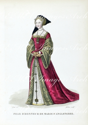 マリ・ダングルテール王妃の侍女 Fille d'Honneur de la Reine Marie d'Angleterre