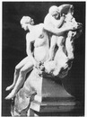 Les sculptures du Grand Palais.- La nuit.1900年博 グラン・パレの彫刻 － 「夜」