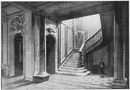 Le Palais des souverains en 1900.- Grand vestibule et escalier.1900年博 1900年の君主の館 － 大玄関ホールと階段