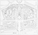 Le parc du Trocadéro.- Plan des jardins et des constructions. 1900年博 トロカデロ会場 － 庭園と建物の地図