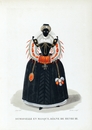 マスクをかぶった貴婦人 （アンリ三世統治時代） Demoiselle en Masque（Regne de Henri III）