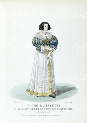 ラ・ファイエット嬢 （アンヌ・ドートリッシュ王妃の侍女） Mademoiselle de Lafayette （Fille d'Honneur de la Reine Anne d'Autriche）