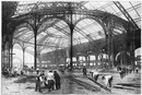 Galerie des machines.- Construction de la grande salle des fêtes.1900年博 機械館 － 大祝祭場の工事