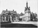 Le chateau de Chantilly.- Facade sur les jardins.1900年博 シャンティー城 － 庭園に面したファサード