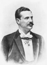 "M.Rhiel, commissaire général de l'Exposition suédoise." 1900年博 スウェーデン総代表のティエル氏