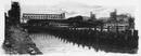 Aux Champs-Elysées.- Demontage de la passerelle du pont Aléxandre III.1900年博 シャン＝ゼリゼ会場 － アレクサンドル3世橋の補助橋を取り外す