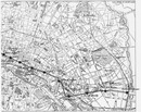 Le métropolitain municipal.- Partie nord-est du trace.1900年博 パリ市地下鉄 － 北東部分の路線