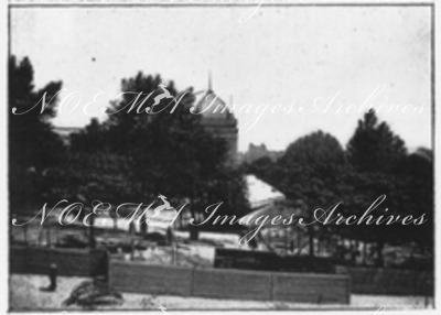 Au Trocadéro.- L'emplacement du Palais sibérien.1900年博 トロカデロ会場 － シベリア館の建設予定地