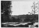"Atelier de ciment armé, pour les terrasses du Palais d l'horticulture." 1900年博 園芸館テラス建設のためのコンクリート作業場