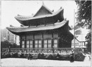 L'Exposition coréenne.- Vue d'ensemble du pavillon.1900年博 韓国館 － 展示場の全景
