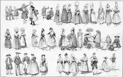 Musée centennal des costumes français. 1900年博 フランス民族衣装の100年史