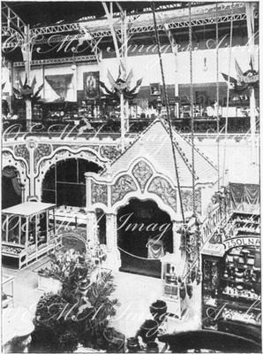 Les Palais des Invalides.- Dans la section hongroise.1900年博 アンヴァリッド会場 － ハンガリーコーナー