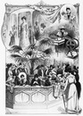 "Le Palais des fils, tissus et vêtements.- Les dentelles et dentellières." 1900年博 糸と布と服の展示館 － レースとレース編み女工たち