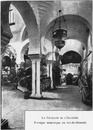 Le Pavillon de l'Algérie.- Portique mauresque au rez-de-chaussee.1900年博 アルジェリア館 － 1階にあるムーア風の柱廊