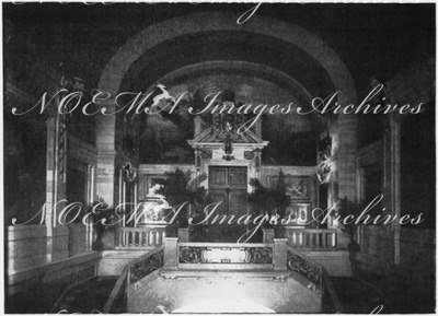 Le Pavillon de l'Empire d'Allemagne.- La décoration du grand escalier.1900年博 ドイツ帝国館 － 大階段の装飾