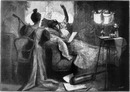 "Exposition décennale - crépuscule, <<nocturnes à deux voix>>" 1900年博 デセンナーレ展覧会 － 「夕暮れ ノクターンを唄うふたり」