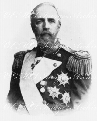 "S.M.Oscar II, roi de Suéde et de Norvège." 1900年博 スウェーデンとノルウェー国王 オスカー2世