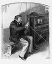 "Mérovak, le carillonneur du Vieux Paris." 1900年博 「古いパリ」にて カリヨン奏者のメロヴァック