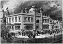 Le Palais des Indes anglaises.- Facade sur le quai.1900年博 英国領インド館 － セーヌ河岸側ファサード