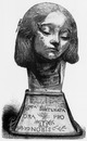 Le collections artistiques du Petit Palais.Le chef de Sainte Fortunate.1900年博 プチ・パレの美術コレクションから － 聖フォルチュナートの頭部像