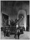 Le Petit Palais.- Sortie des galeries d'Exposition.1900年博 プチ・パレにて － 展示ギャラリーからの出口