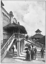 Au Trocadéro.- L'Exposition du Dahomey.1900年博 トロカデロ会場 － ダオメー展示場