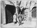 Au Trocadéro.- Marchands tunisiens.1900年博 トロカデロ会場 － チュニジアの商人たち