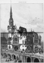 Le Palais de l'Allemange.(Rue des Nations) 1900年博 ドイツ館 （ナシオン（諸国）通り）