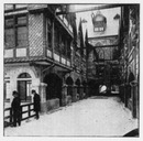 Au Vieux Paris.La rue du Pont-au-Change.1900年博 「古いパリ」 － 為替橋通り