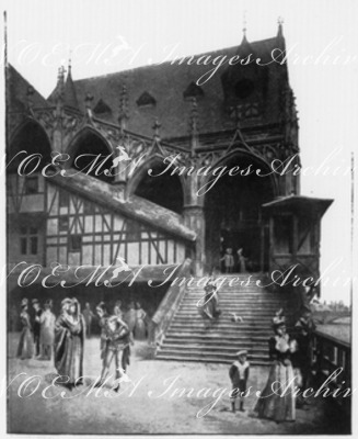 Le Pavillon de la Salle Royale ou ont lieu les représentations de <<La Bodiniere>> 1900年博 国王の間のパビリオン ここで「ラ・ボディニエール」の上演が行われた