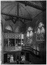 Le Vieux Paris - Intérieur de Saint-Jean-des-Ménétriers.1900年博 「古いパリ」 － 音楽聖人ジャン教会内