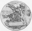 Médaille de l'Exposition. : Revers. 万博記念メダル 裏